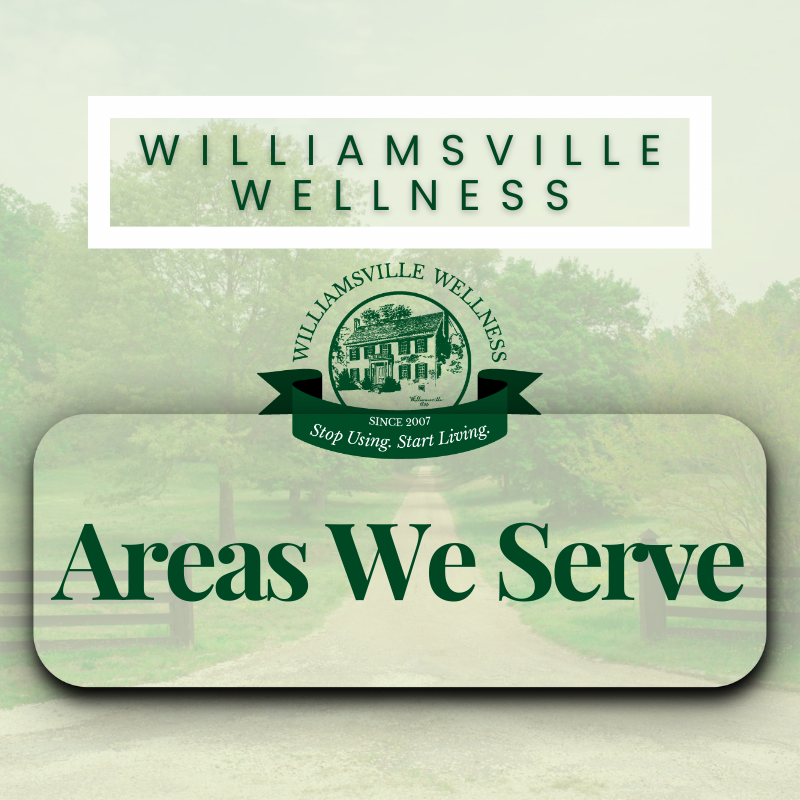 Areas We Serve | Williamsville Wellness Addiction Rehab